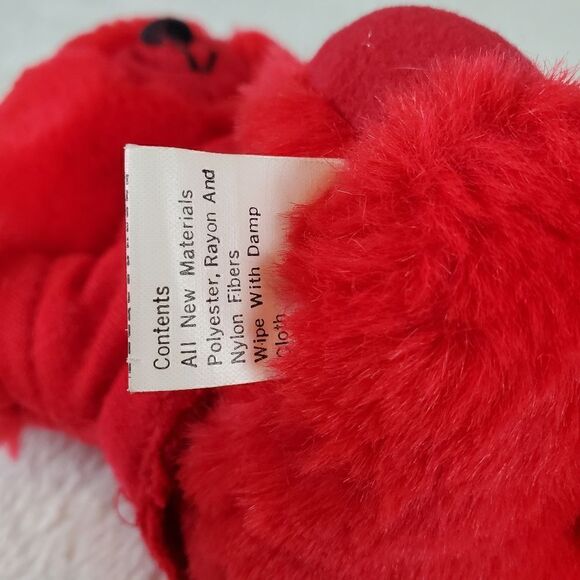 1986 Burger King Red Crayola Stuffed Bear - Picture 10 of 10